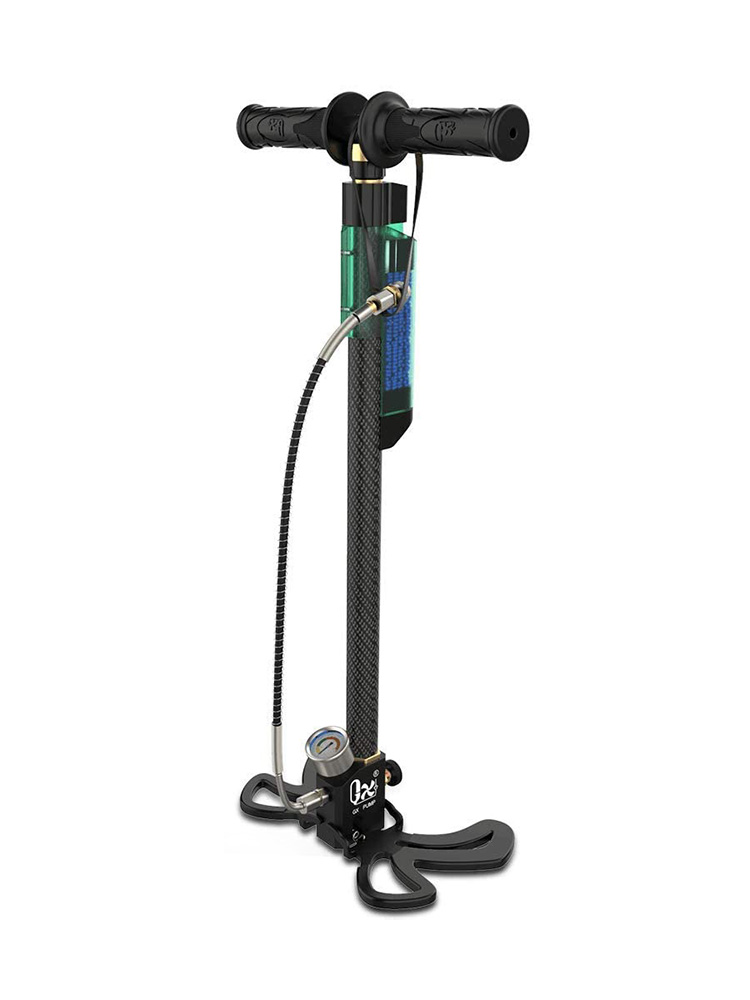 GX-H-4 (Carbon Fibre Color) 310Bar/4500PSI 3.5 Stage High Pressure PCP Hand Pump